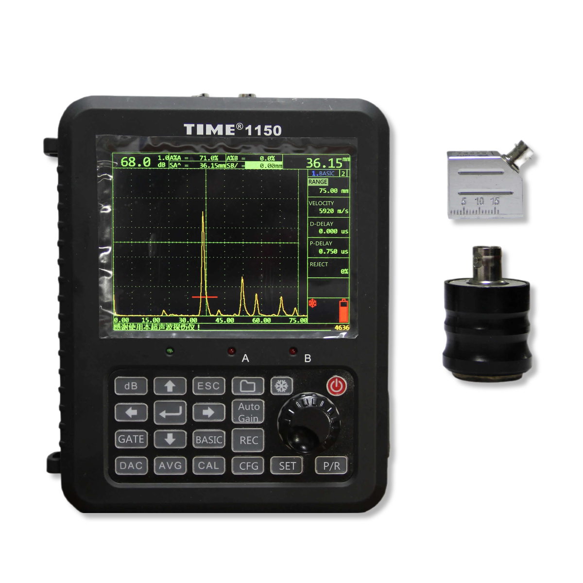 TIME 1150 Digital Ultrasonic Flaw Detector with DAC/AVG/DGS