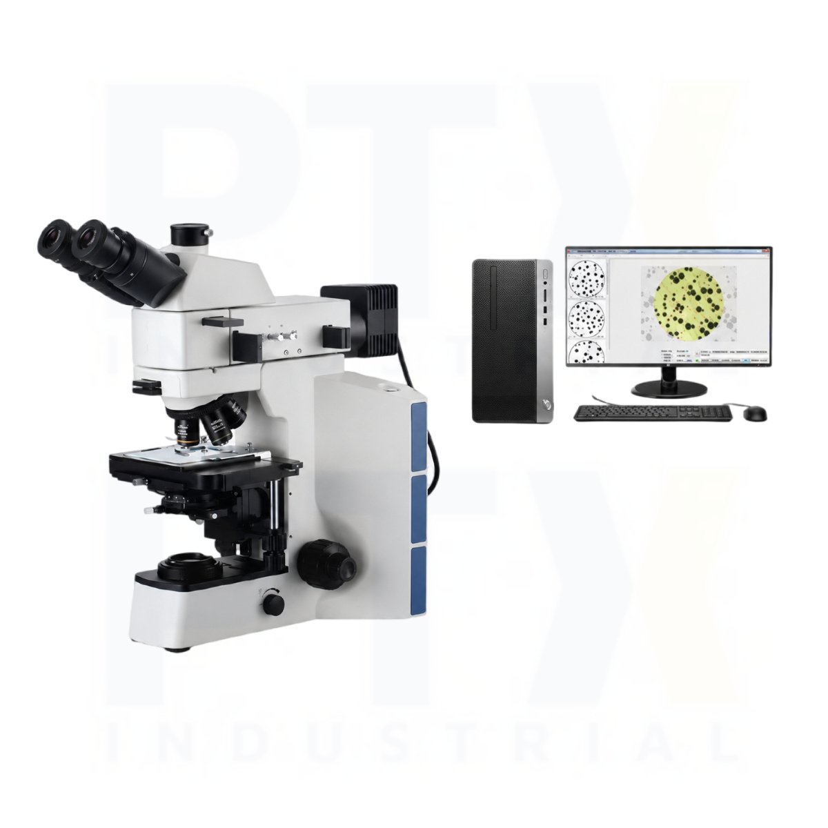 TIME 40MW Trinocular Upright Metallurgical Microscope